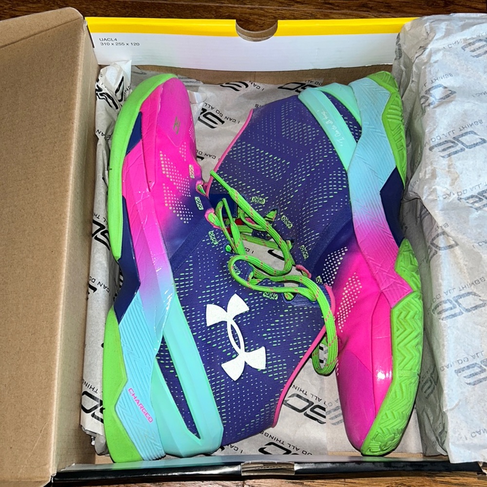 UA CURRY 2 Northern Lights basketball shoes